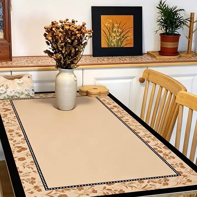 Autumn romantic square table mat