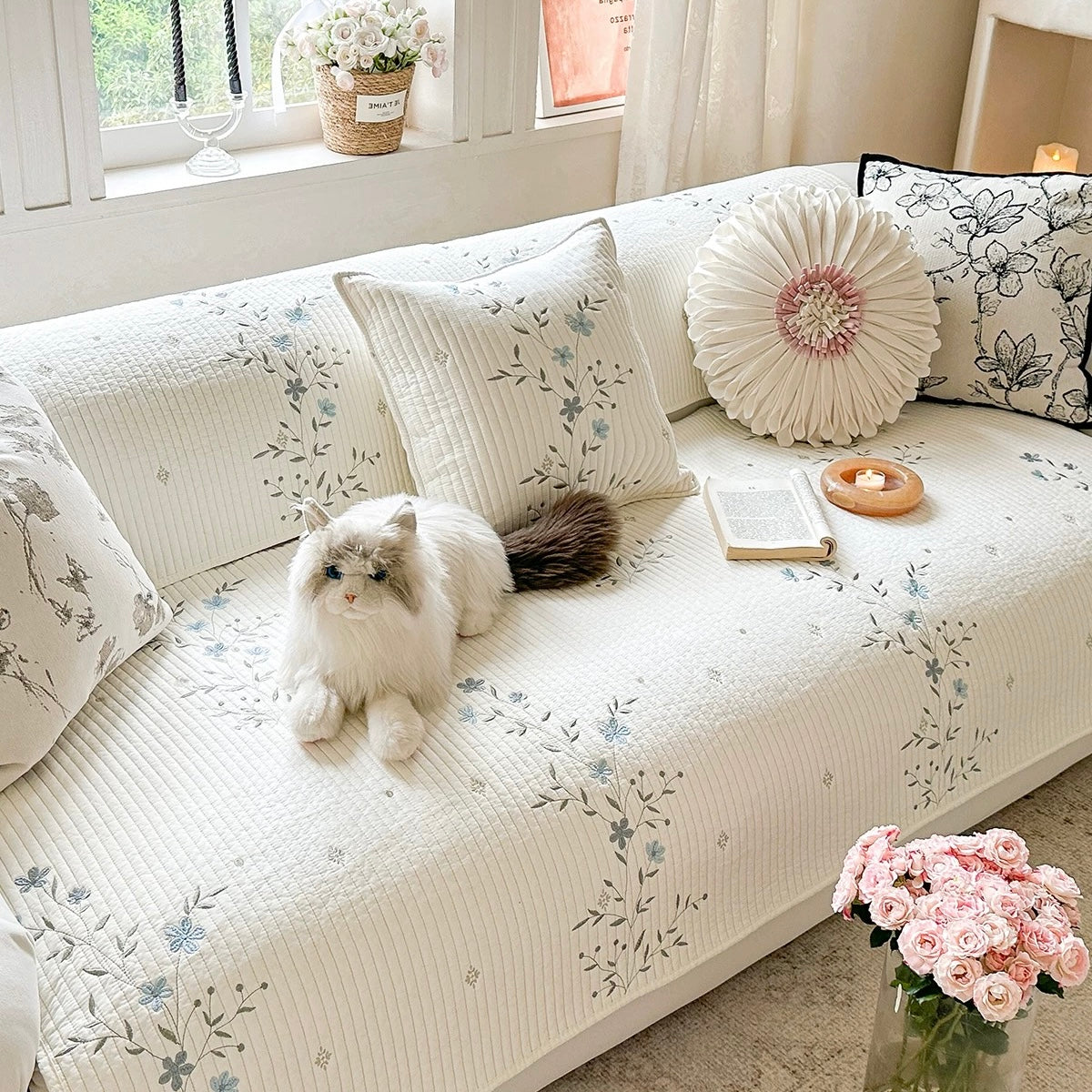 Nordic Style Jacquard sofa cover