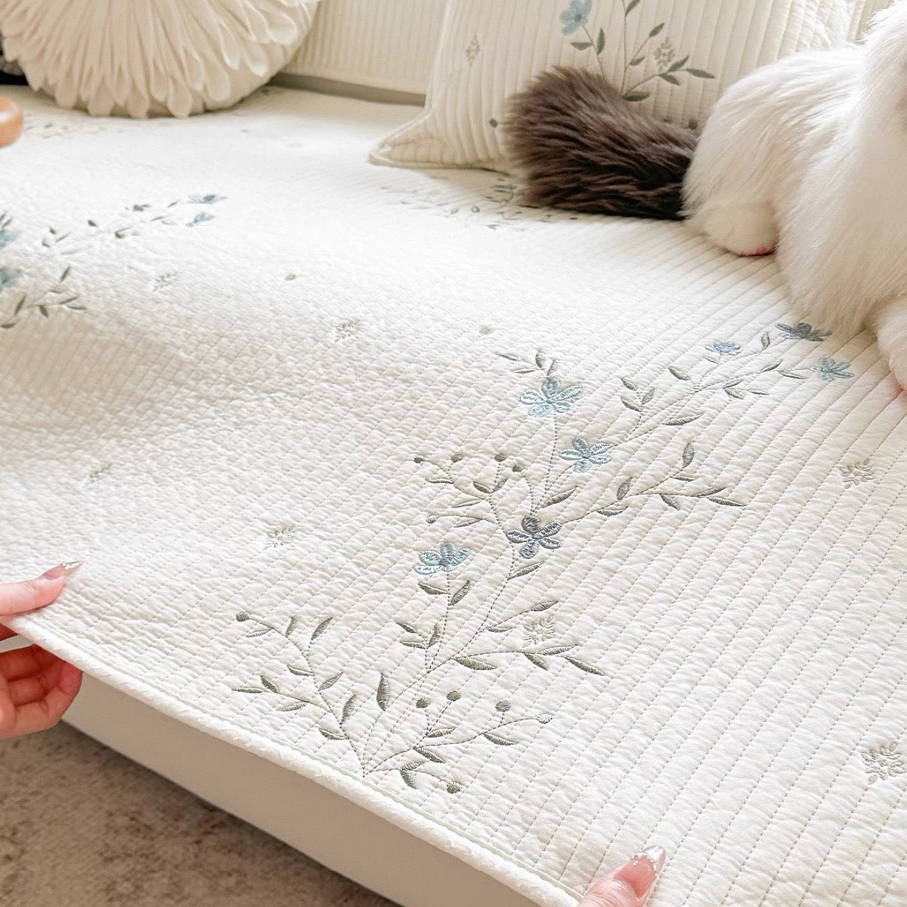 Nordic Style Jacquard sofa cover