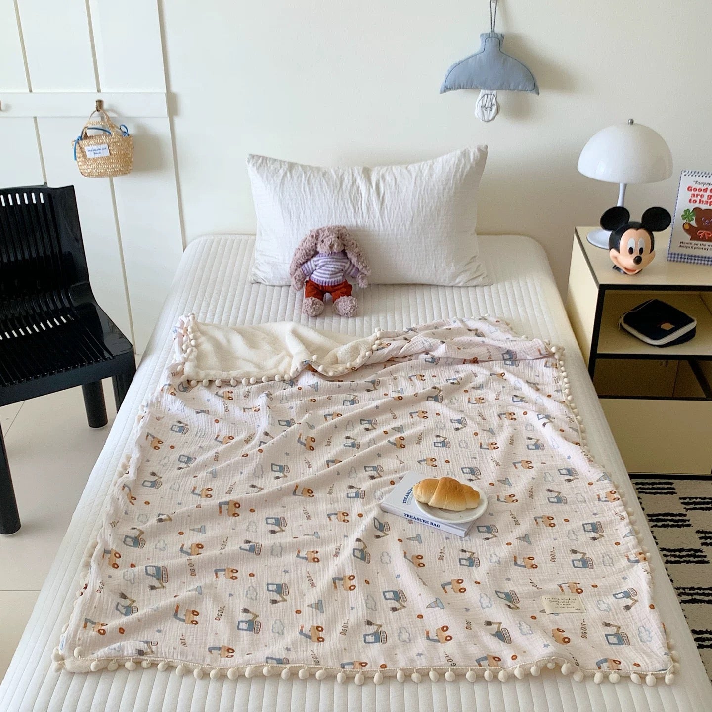Soft Cotton Gauze blanket (3colors)