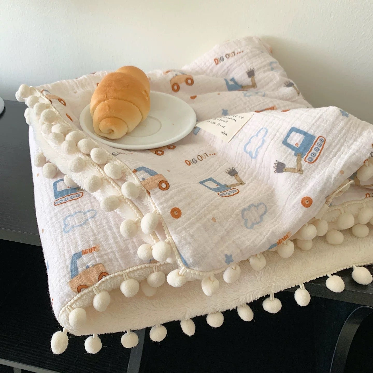 Soft Cotton Gauze blanket (3colors)
