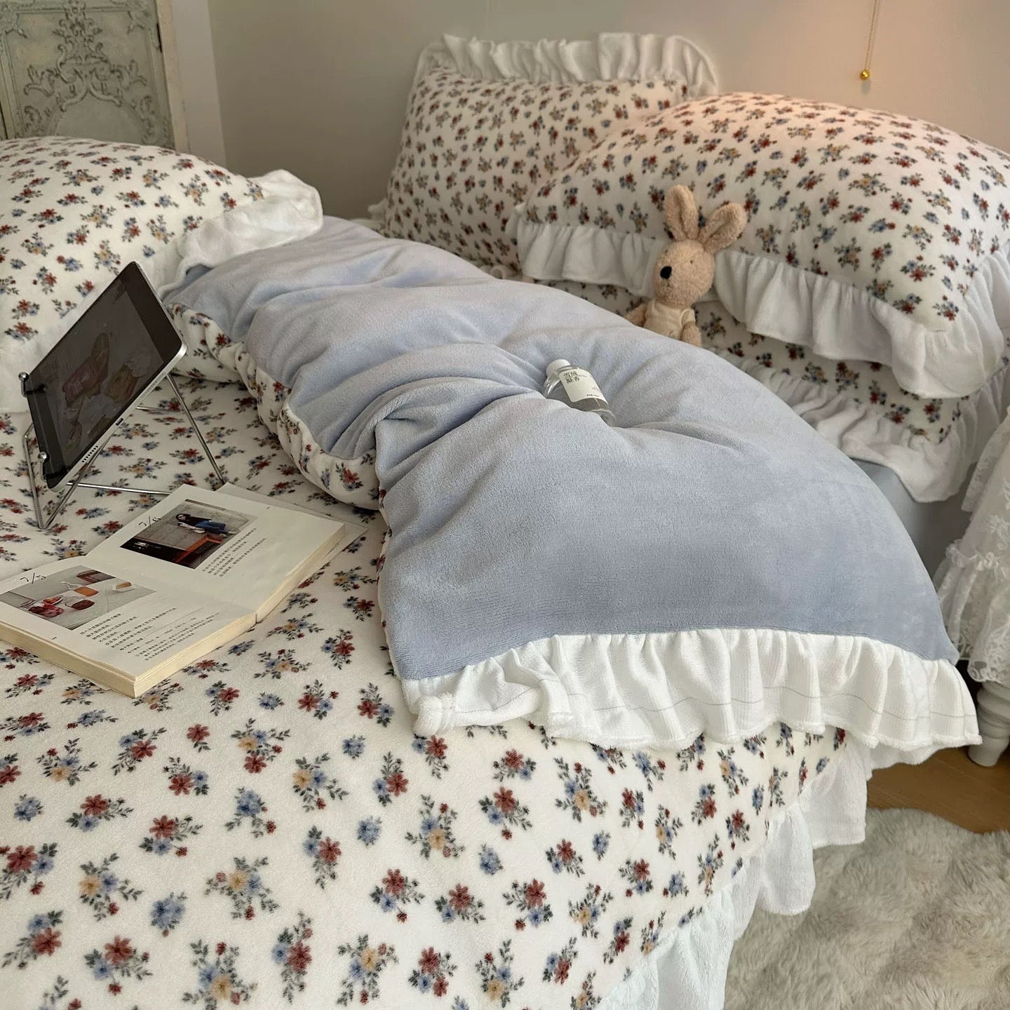 Romantic Ruffle-Trimmed Winter bedlinen set (3colors)