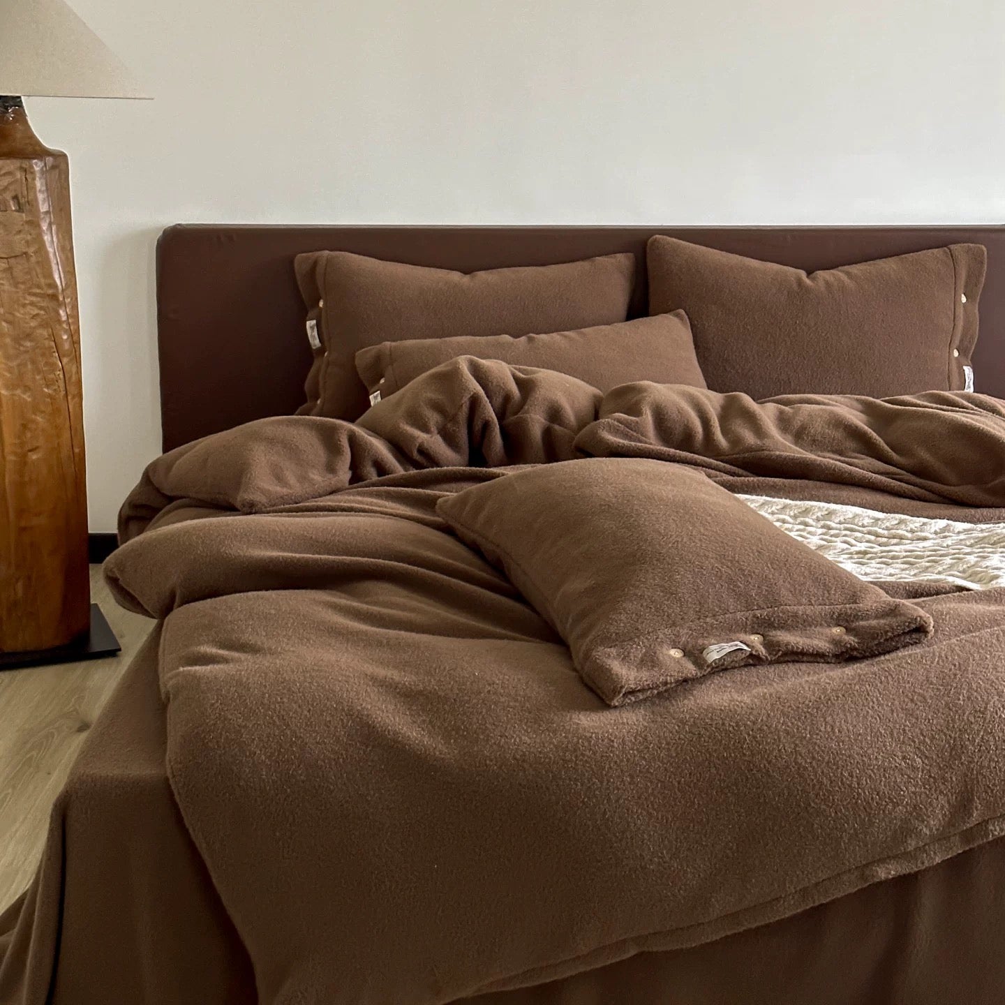Teddy Fleece Button bedlinen set (6colors)
