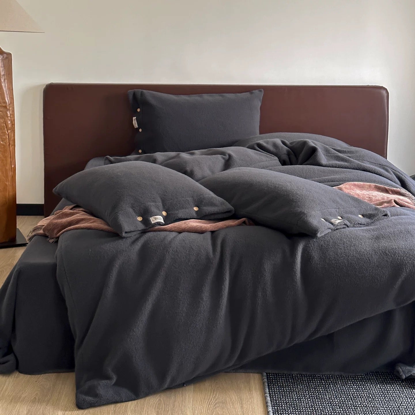 Teddy Fleece Button bedlinen set (6colors)