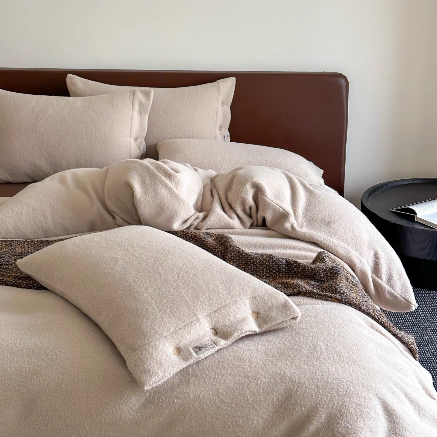 Teddy Fleece Button bedlinen set (6colors)