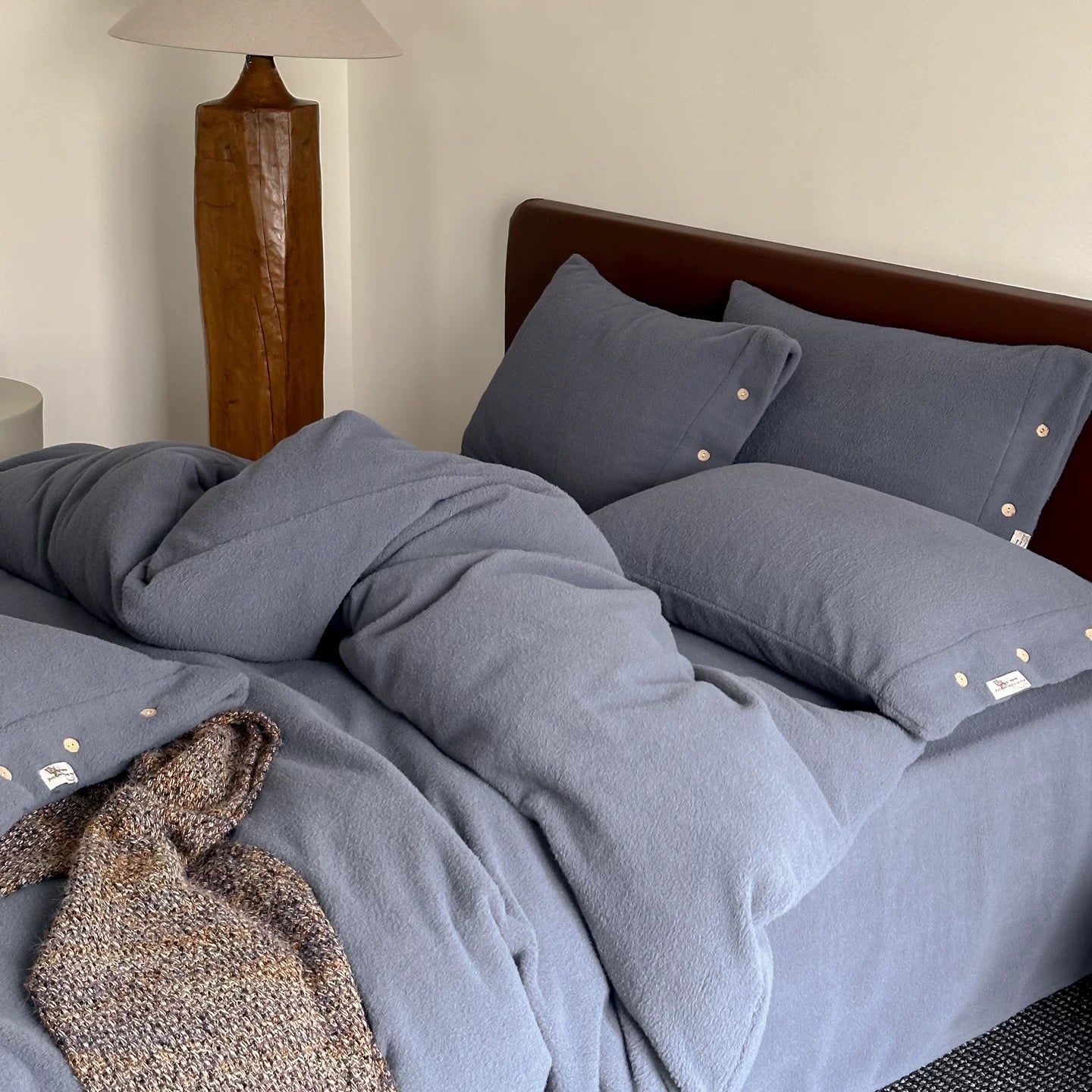 Teddy Fleece Button bedlinen set (6colors)