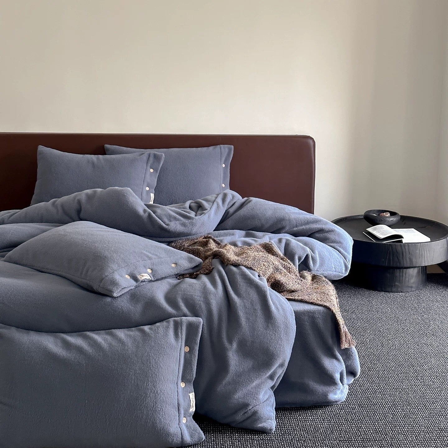 Teddy Fleece Button bedlinen set (6colors)