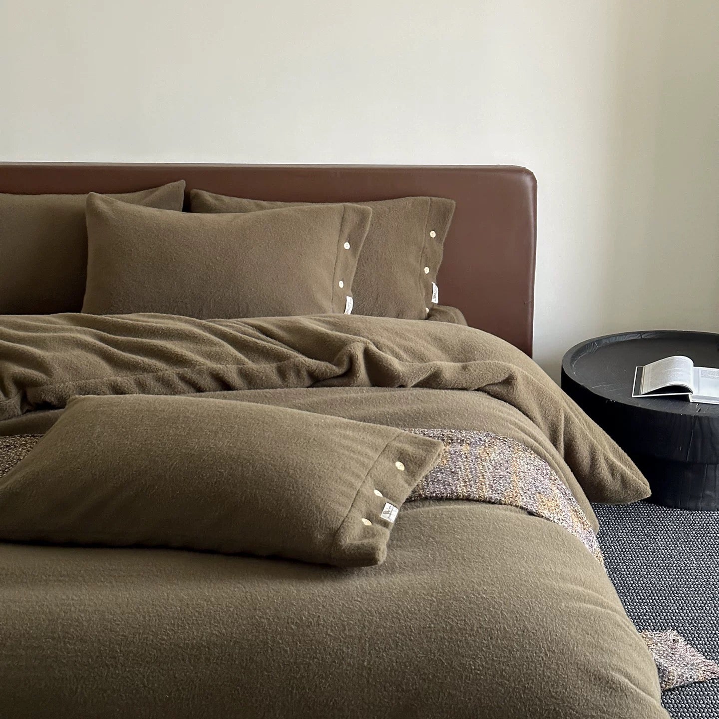 Teddy Fleece Button bedlinen set (6colors)