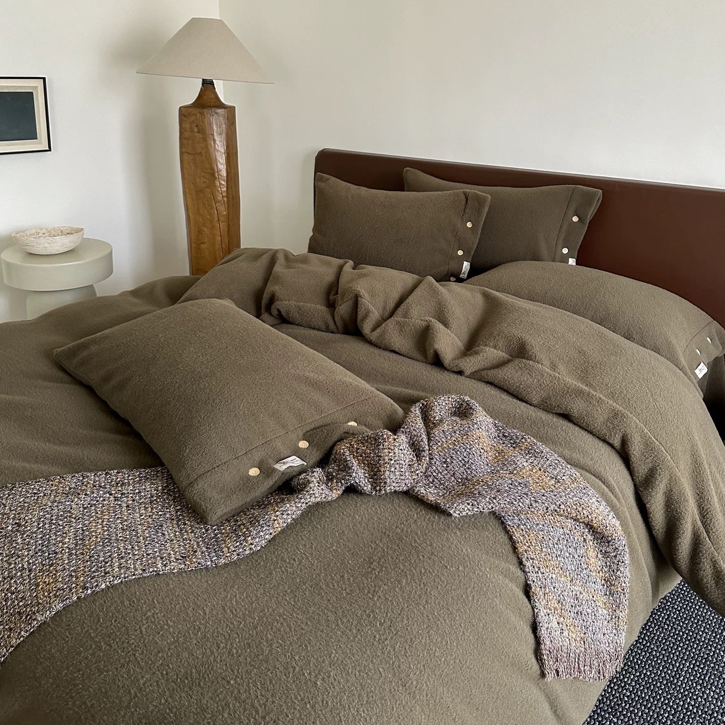 Teddy Fleece Button bedlinen set (6colors)