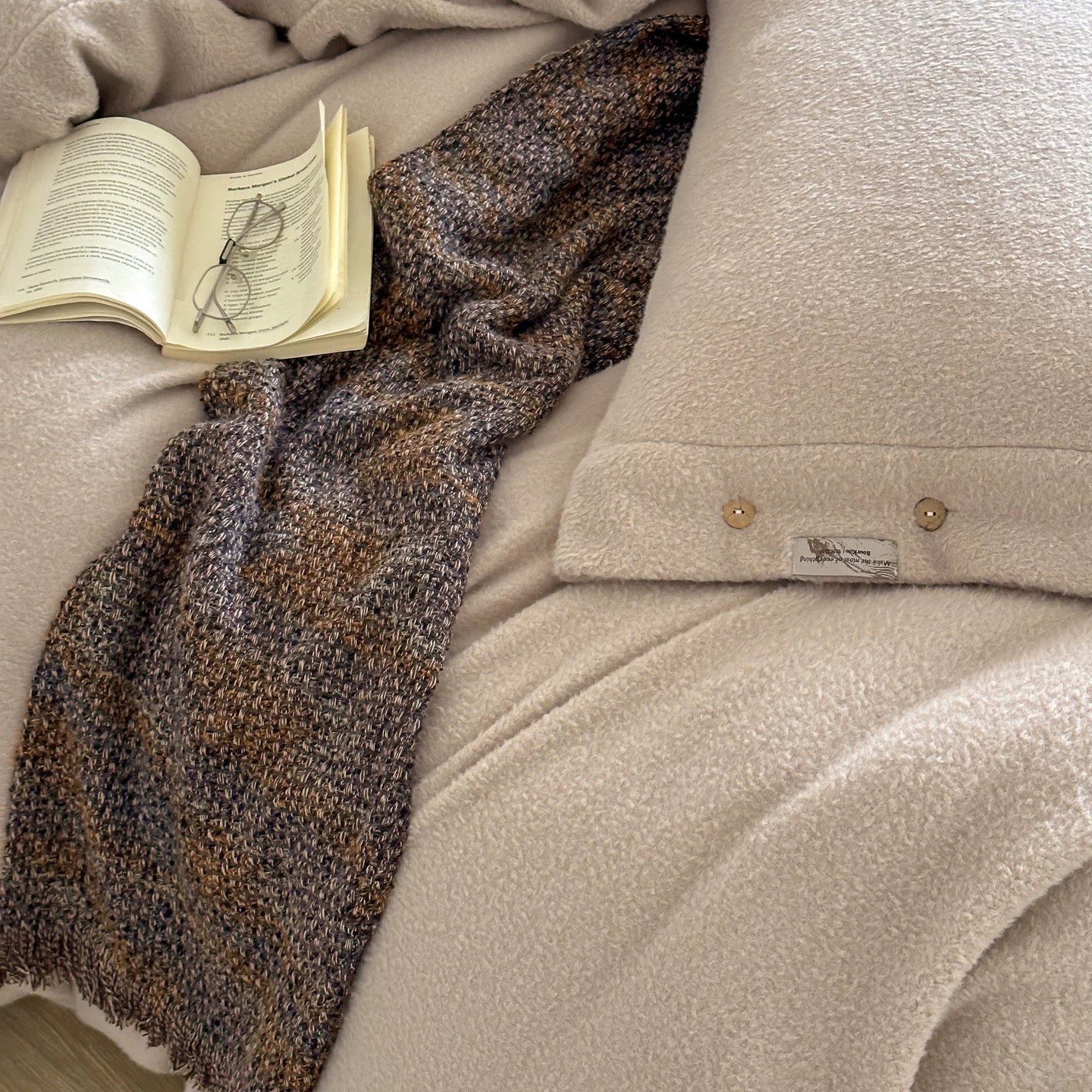 Teddy Fleece Button bedlinen set (6colors)