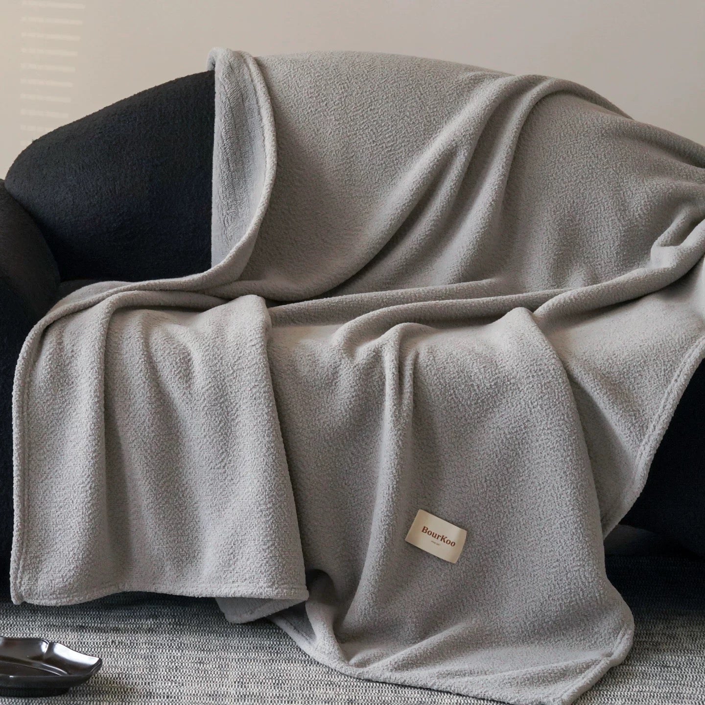 Urban Texture Sherpa Blanket  (3colors)