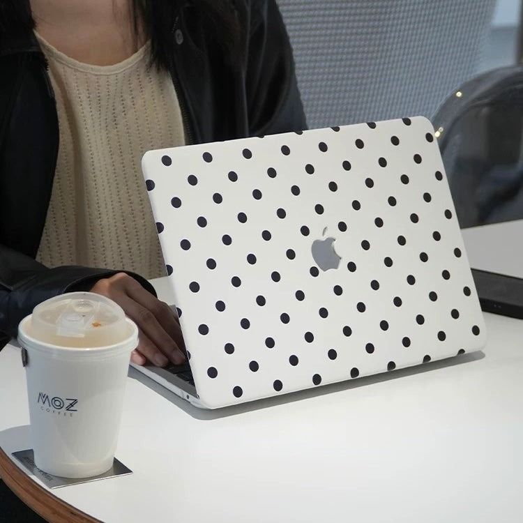 monotone dot MacBook Case (2colors)