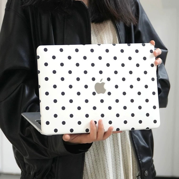 monotone dot MacBook Case (2colors)