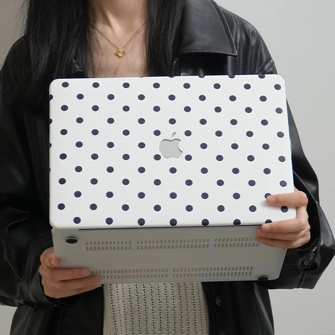 monotone dot MacBook Case (2colors)