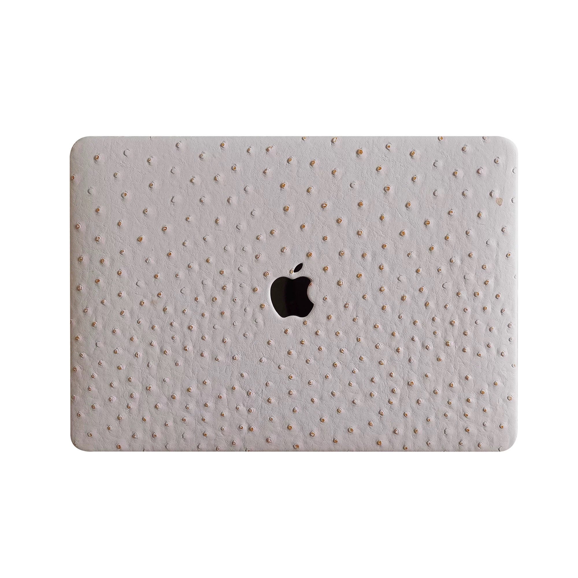 white Ostrich MacBook Case