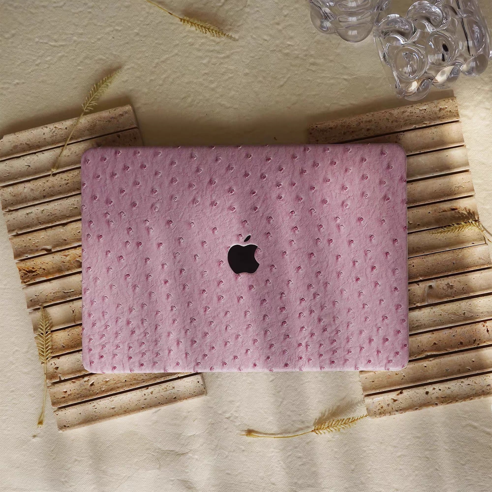 pink Ostrich MacBook Case