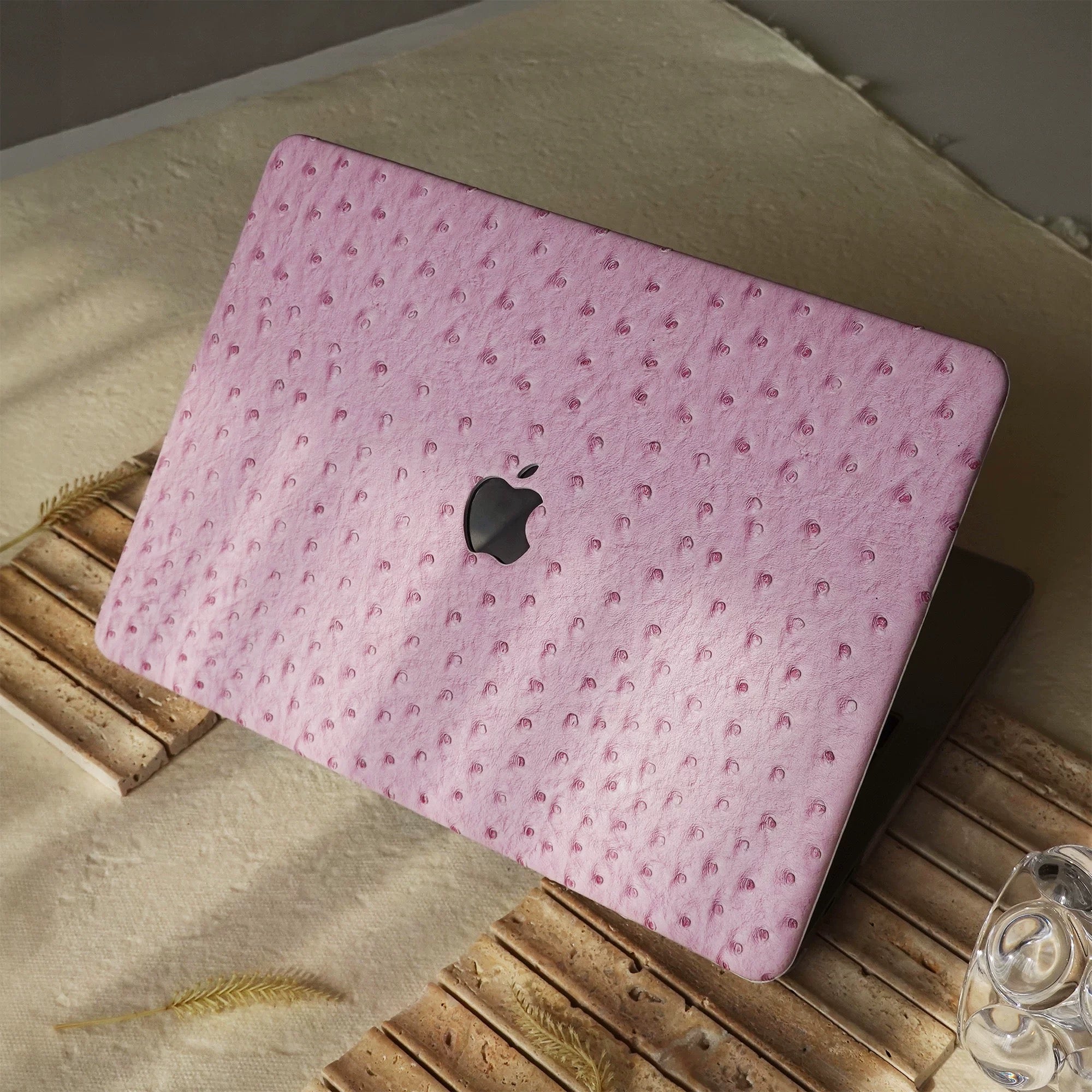 pink Ostrich MacBook Case