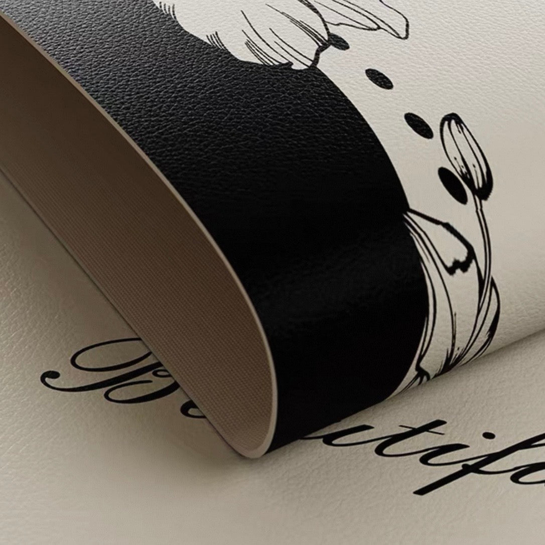 Dainty Flower Wave table mat