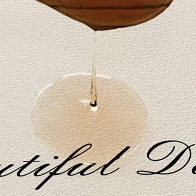 Dainty Flower Wave round table mat