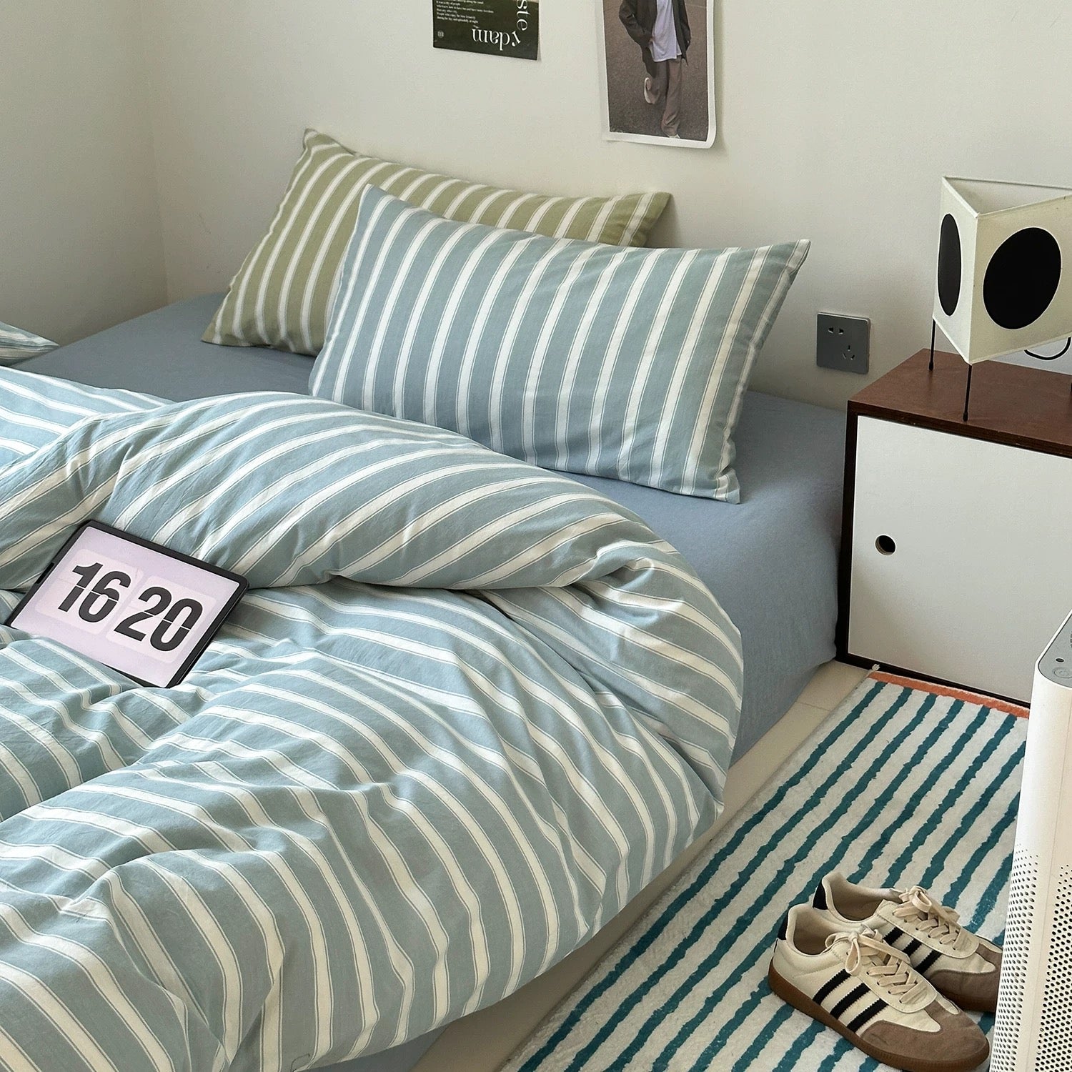 summer Cotton Striped bedlinen set (3design)