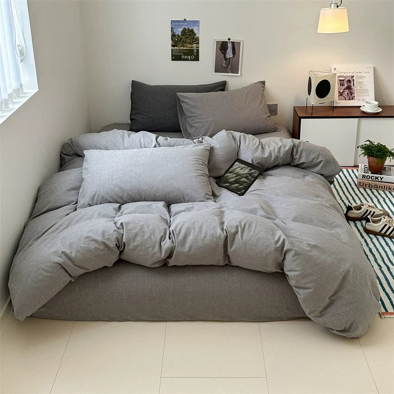 simple gray bedlinen set (3color)