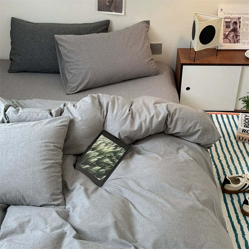 simple gray bedlinen set (3color)