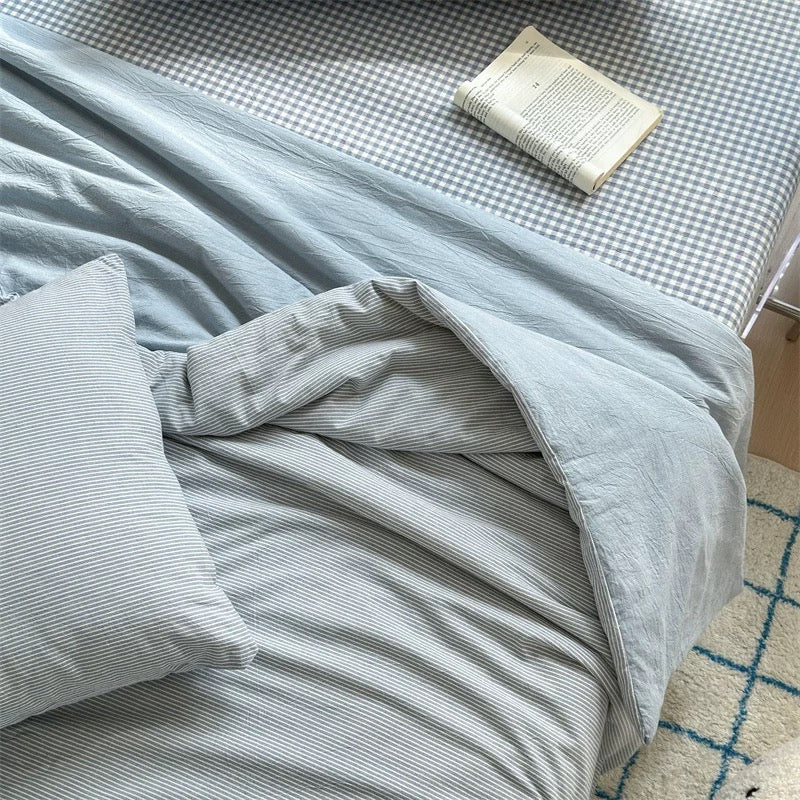 summer stripe quilt & pillow sheets set (4color)