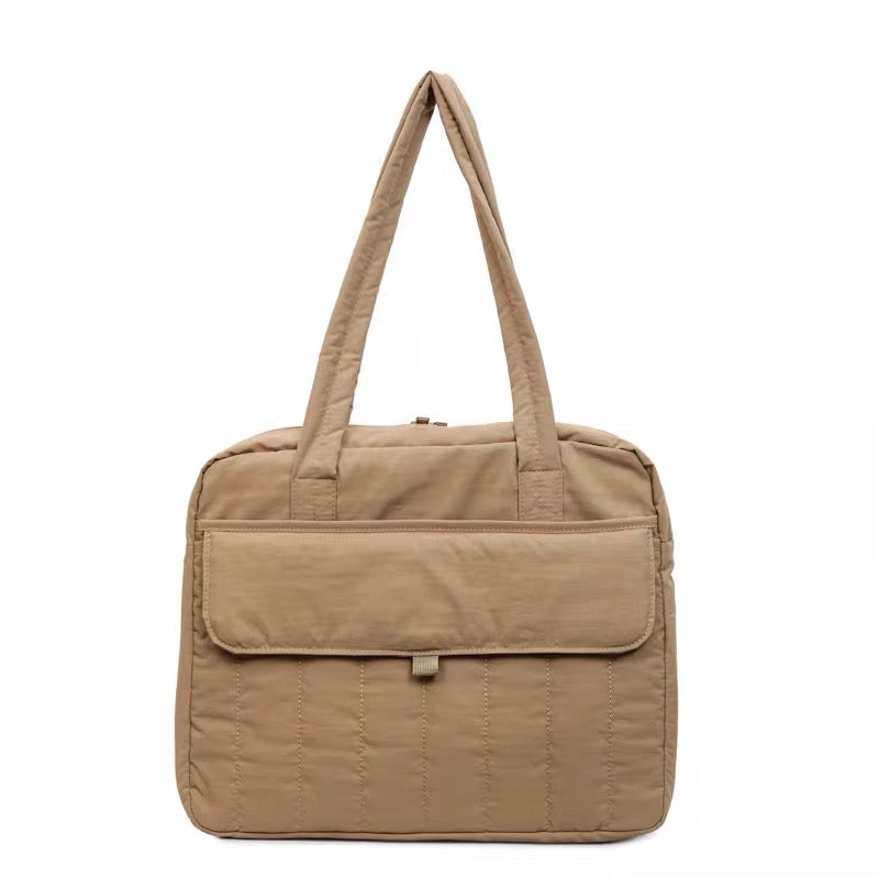 Multi-Pocket Puffy Tote PC bag (7colors)