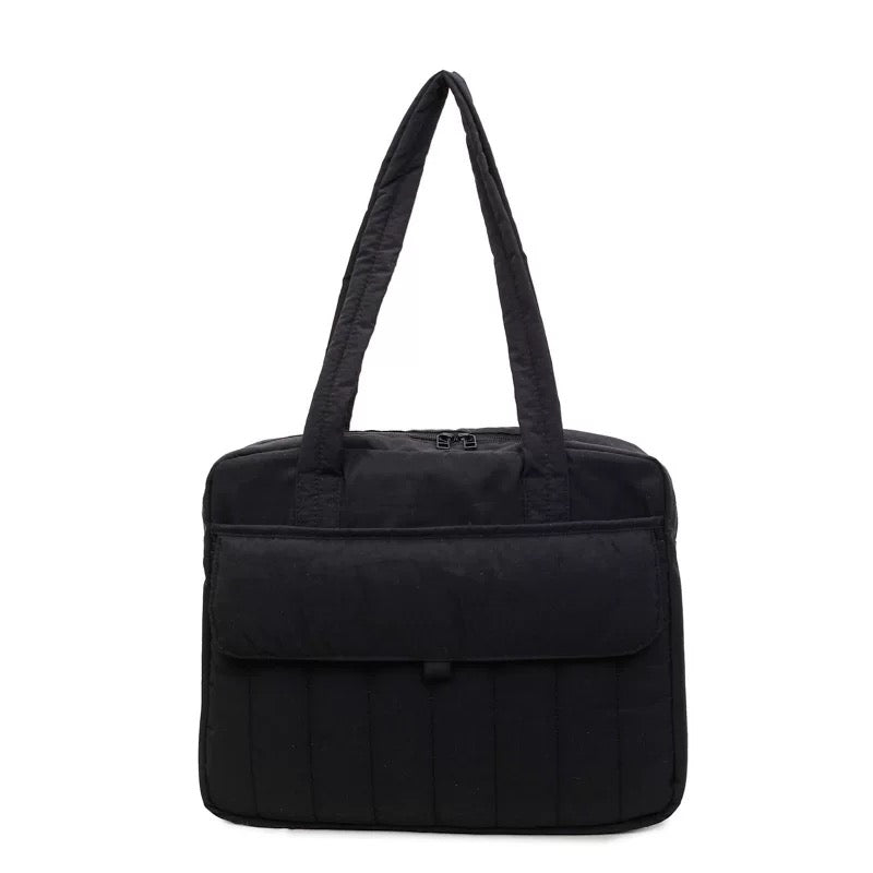 Multi-Pocket Puffy Tote PC bag (7colors)