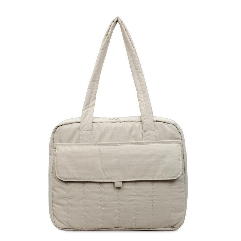 Multi-Pocket Puffy Tote PC bag (7colors)