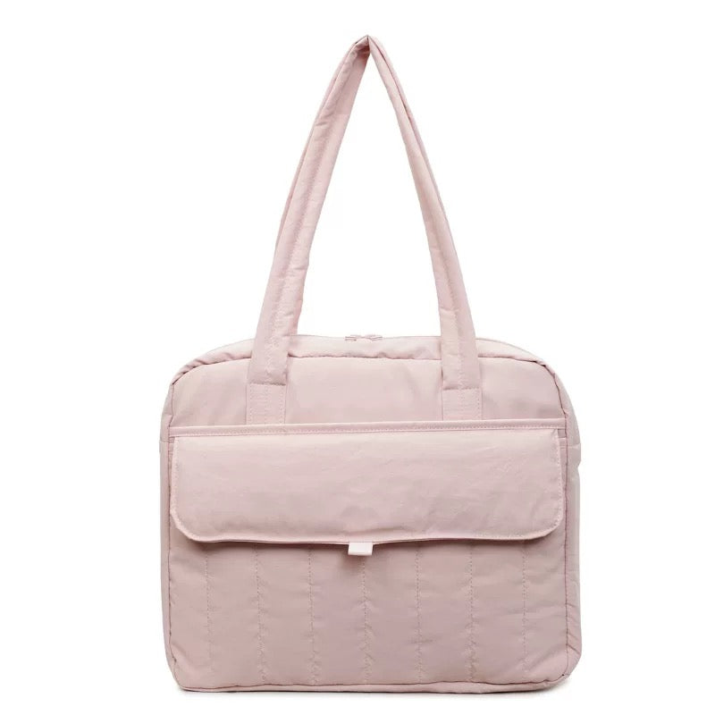 Multi-Pocket Puffy Tote PC bag (7colors)