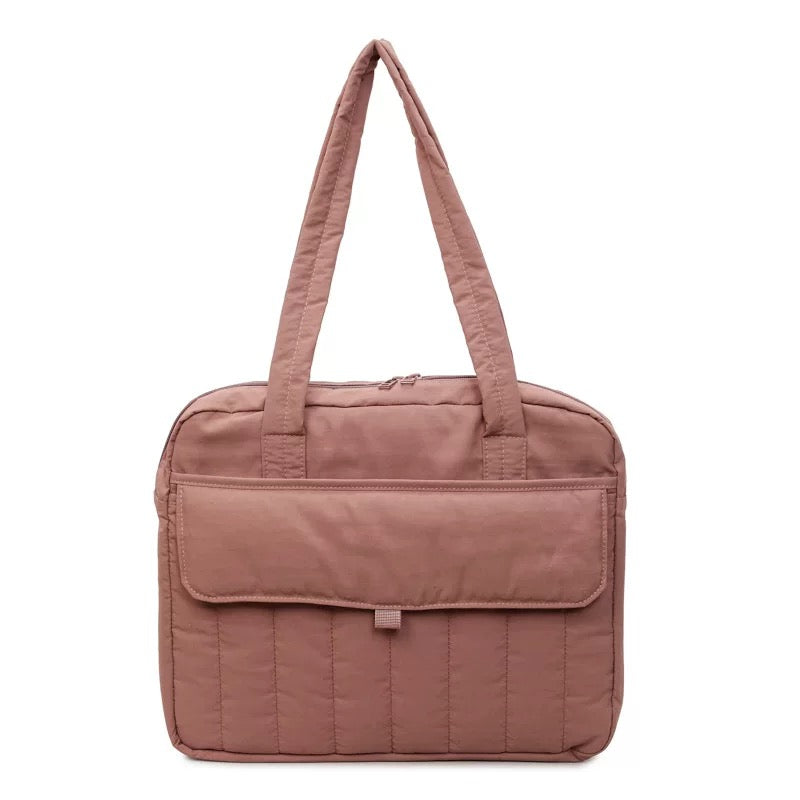 Multi-Pocket Puffy Tote PC bag (7colors)