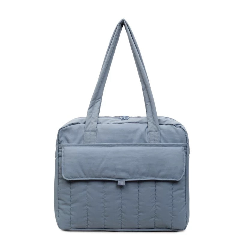 Multi-Pocket Puffy Tote PC bag (7colors)