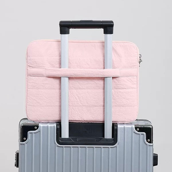 Quilted Puffy Simple PC bag (4colors)