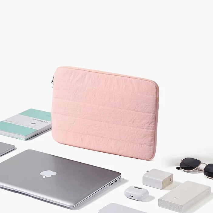 Quilted Puffy Simple PC bag (4colors)