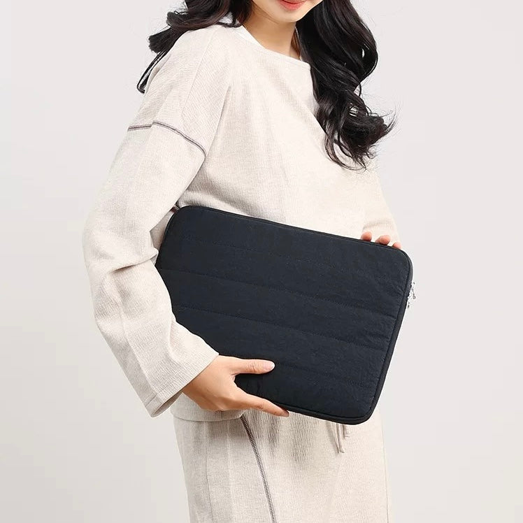Quilted Puffy Simple PC bag (4colors)