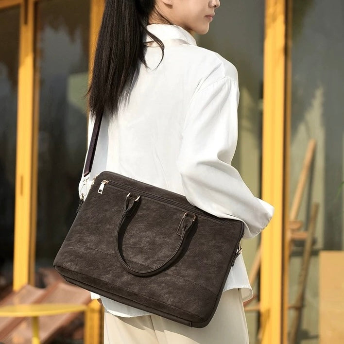 Premium Faux Leather PC bag (6colors)