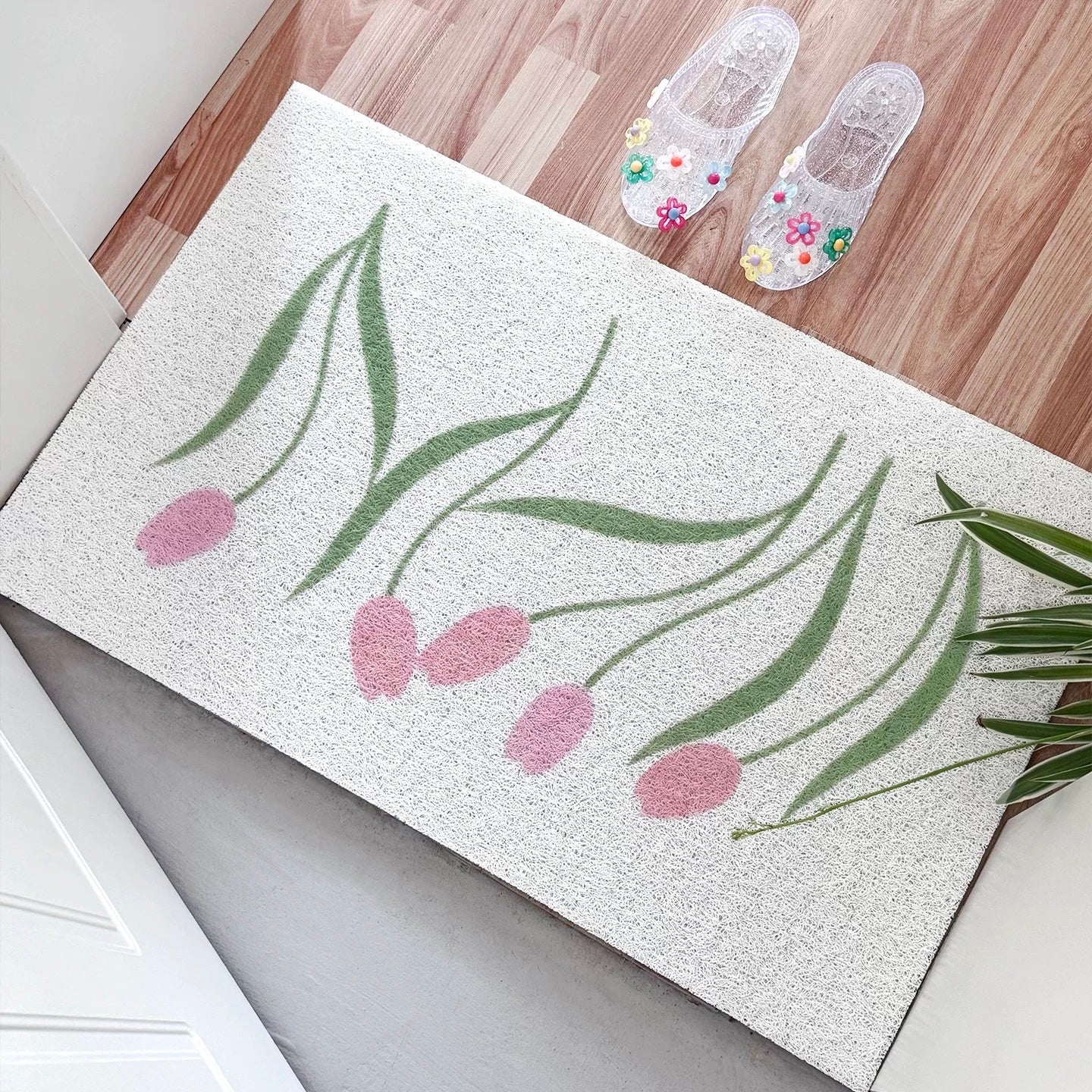 Floral Wire Loop door mat (2design)