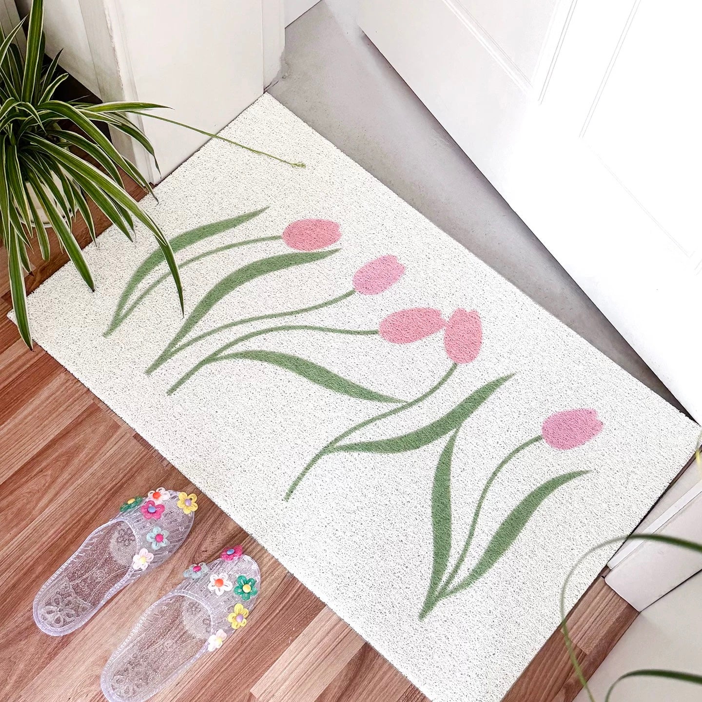 Floral Wire Loop door mat (2design)