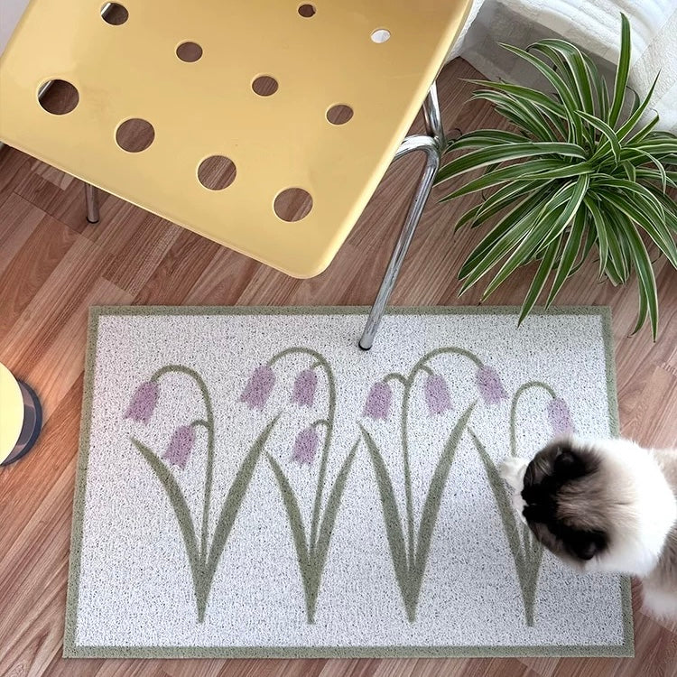 Floral Wire Loop door mat (2design)