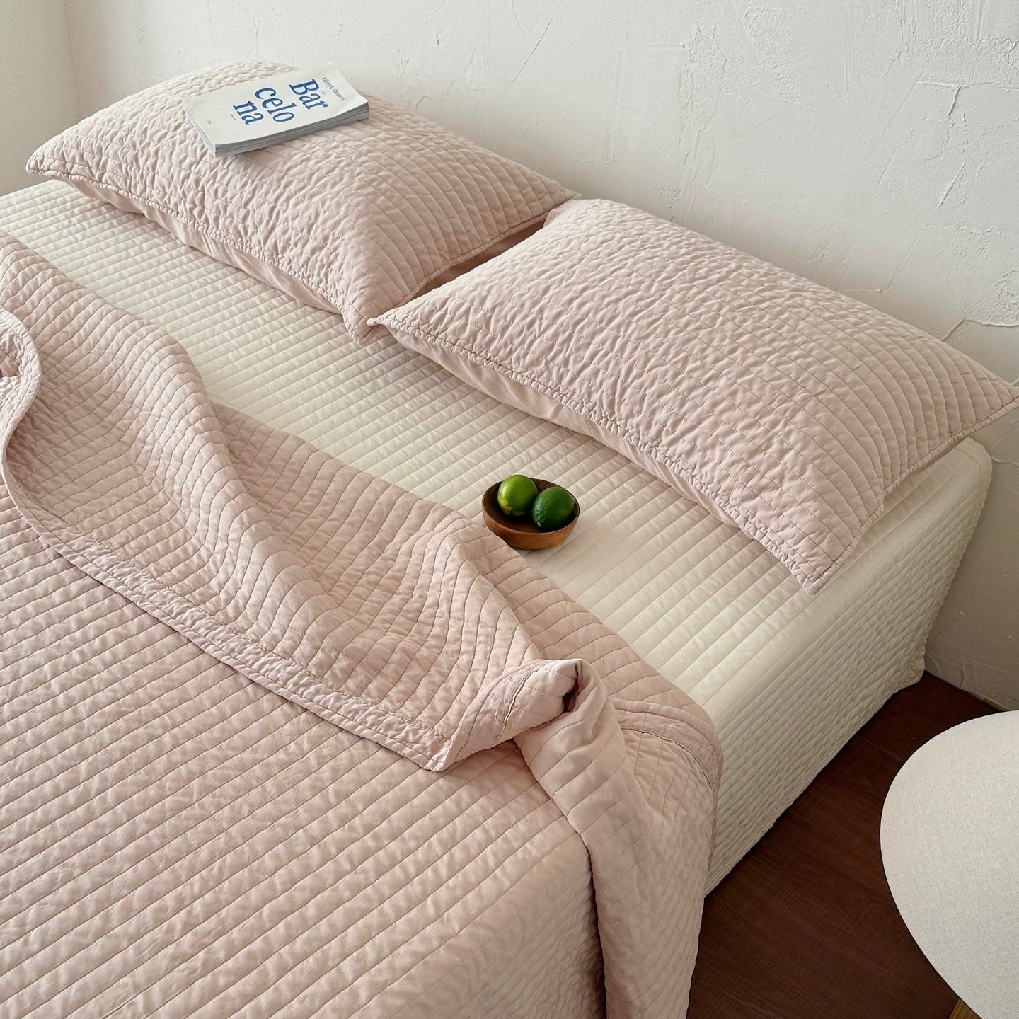 Washed Cool Contact quilt & pillow sheets set (4color)