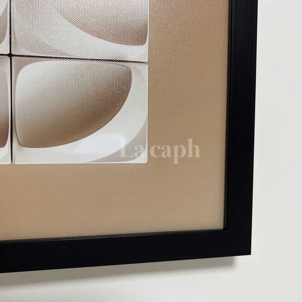 【即納】white cube poster & gold frame SET