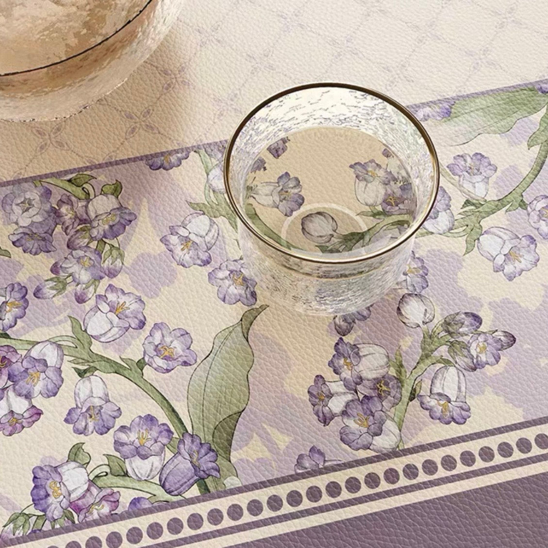 Purple Campanula place mat