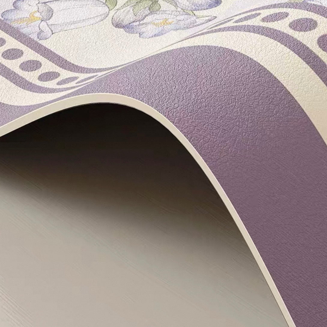 Purple Campanula coaster