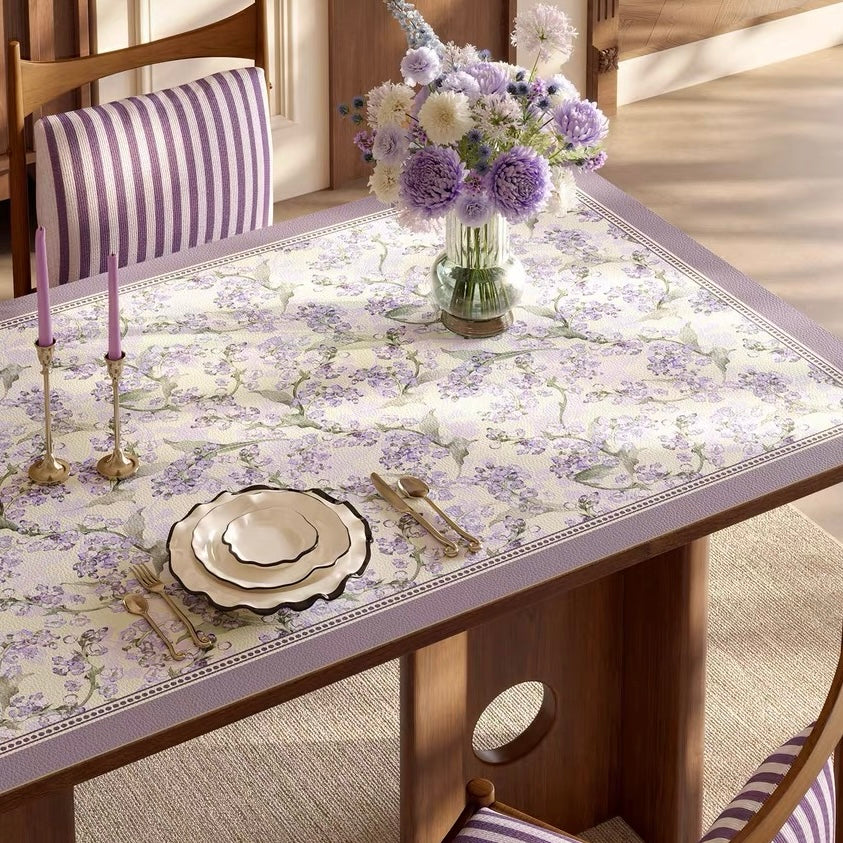 Purple Campanula table mat