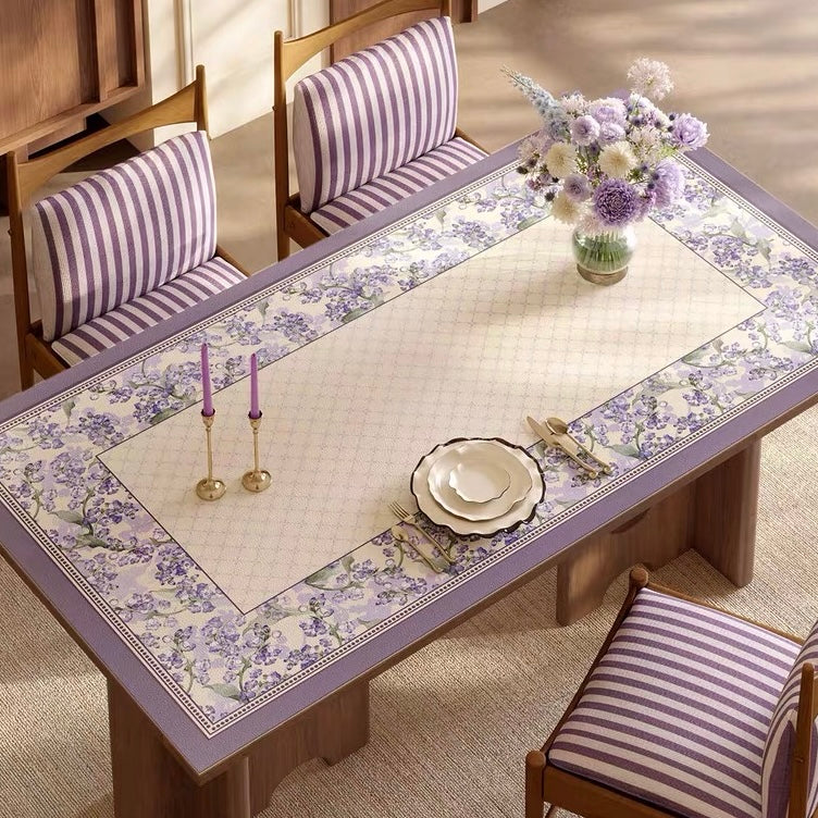 Purple Campanula table mat