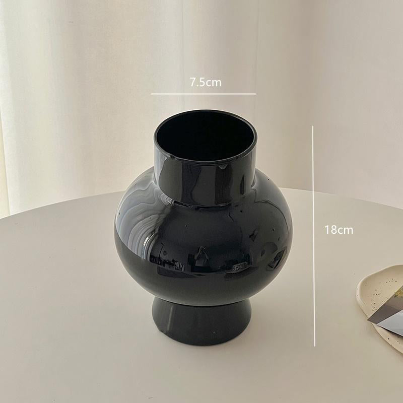3color milky translucent vase