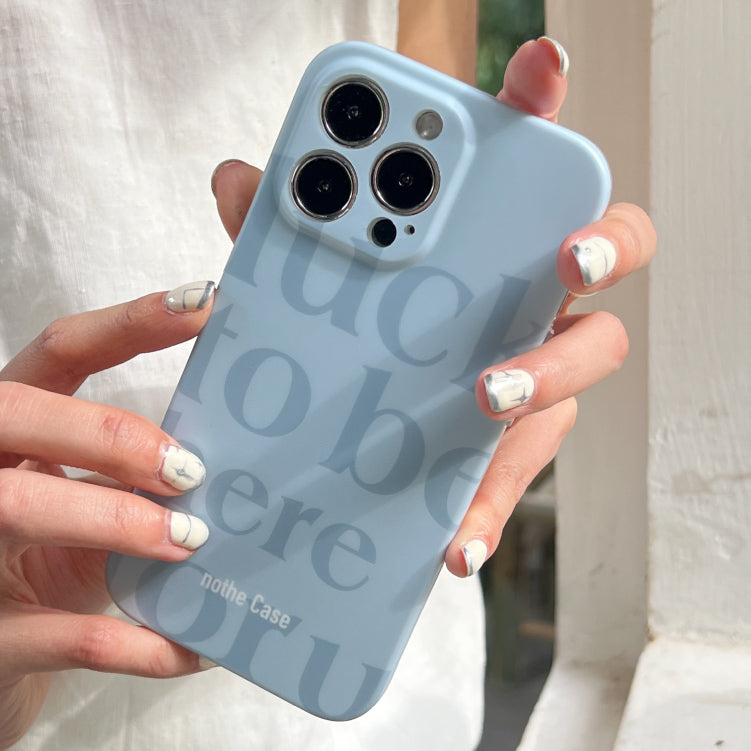 blue puzzle iPhone case
