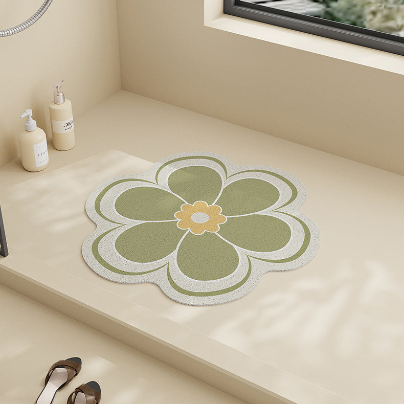 4design big flower bath mat