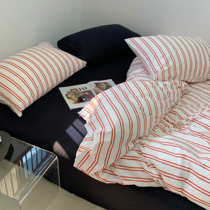 6design fresh stripe bedlinen set